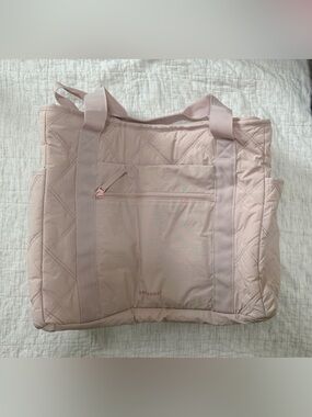 Blush Quilted Travel Tote - Bagsmart